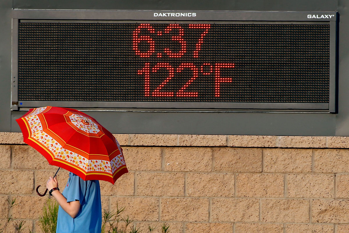 Rendkívüli a hőség tombol az USA-ban - fotók