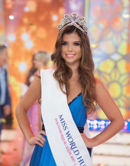 Viczián Viktória a Magyarország Szépe versenyen elnyerte a közönség díját és a Miss World Hungary első udvarhölgye címet is