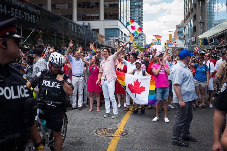 Justin Trudeau példát mutat emberségből és elfogadásból (Fotó: Getty Images
