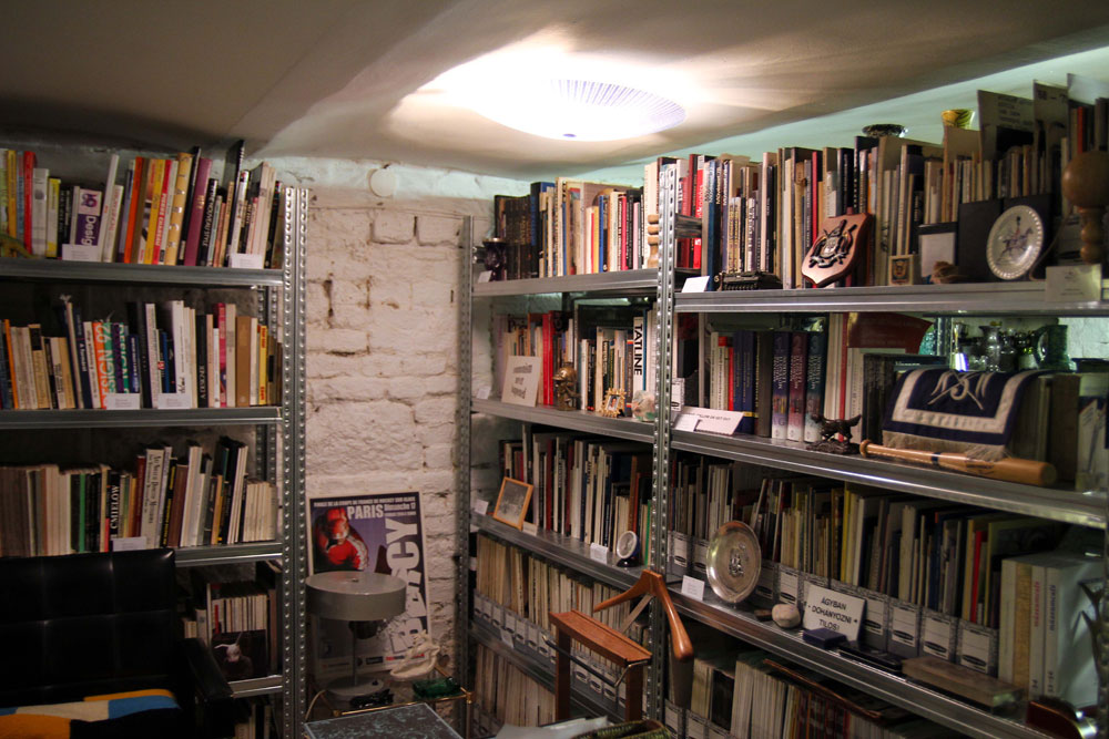 A gyűjteményhez tekintélyes könyvtár is tartozik (Fotó: Badits Marcell)