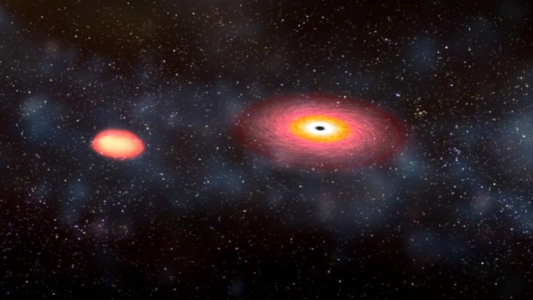 Az univerzum legkisebb ismert fekete lyuka (fotó: NASA)