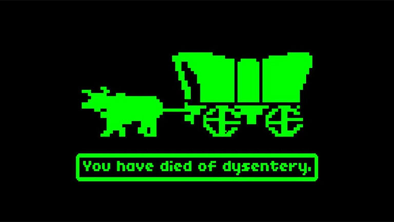 Az Xennial mikro-generáció tagjai valószínűleg emlékeznek még az Oregon Trail című számítógépes játék legendás záróképernyőjére (Fotó: Tumblr)