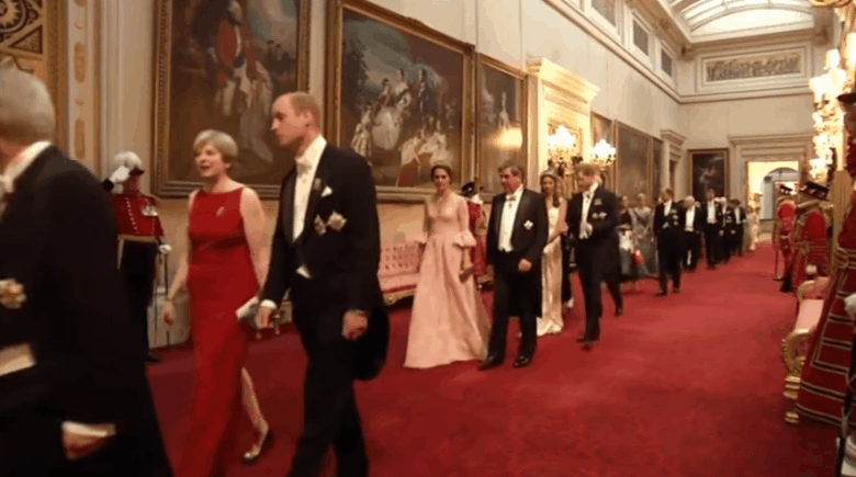 Katalin hercegné Diana tiaráját viselte