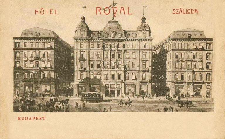 A budapesti Royal-szálló egy 1903-as képen (Fotó: Tumblr)