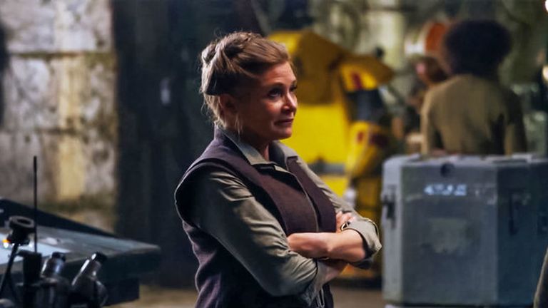 Carrie Fisher a Star Wars: Az ébredő Erőben