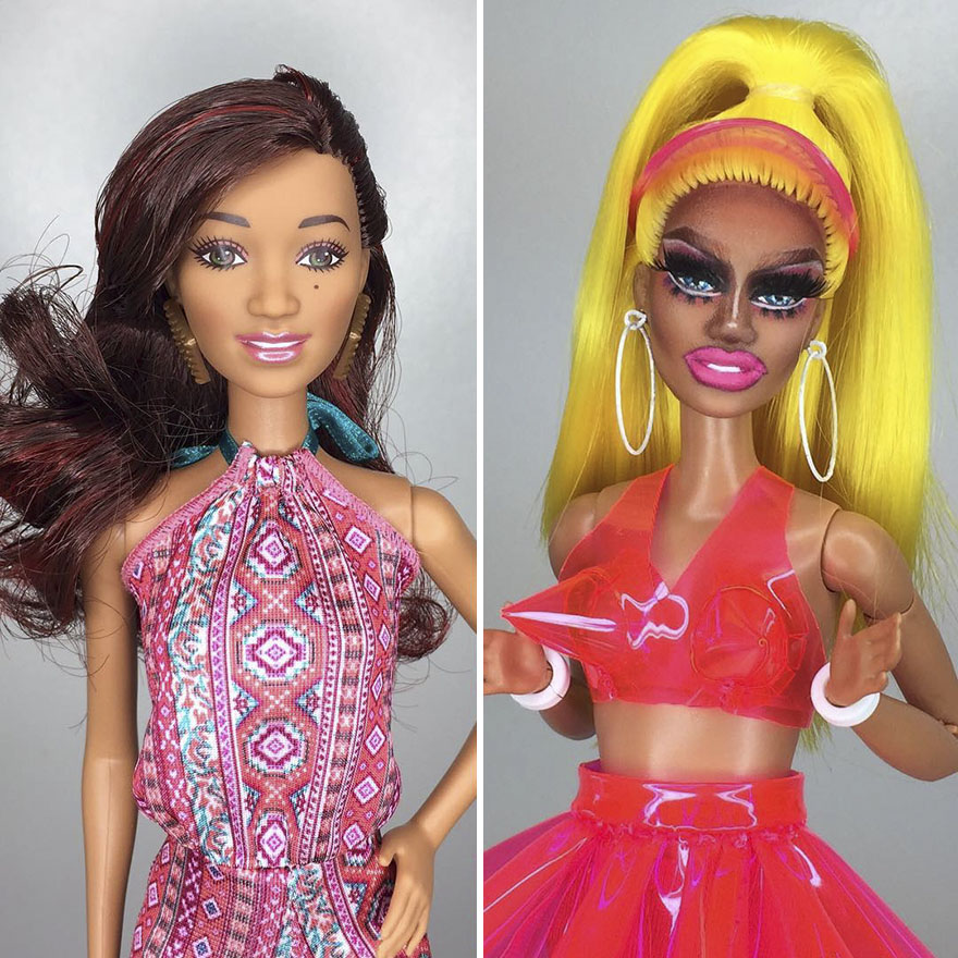 Így néznének ki a Barbie babák drag queenekként