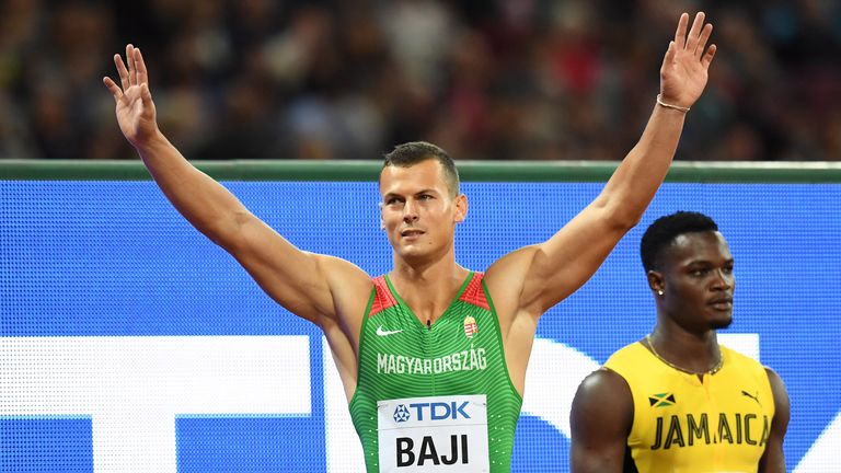 Baji Balázs bronzérmes 110 méter gáton