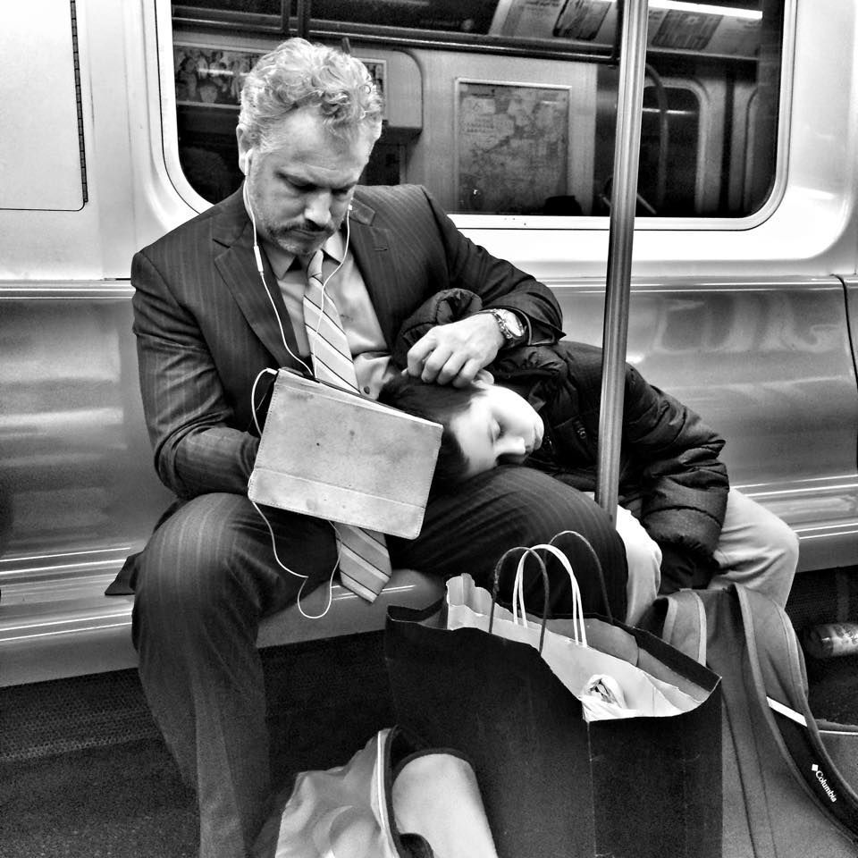 “Exhausted NYC: Families” © Cyndi Goretski