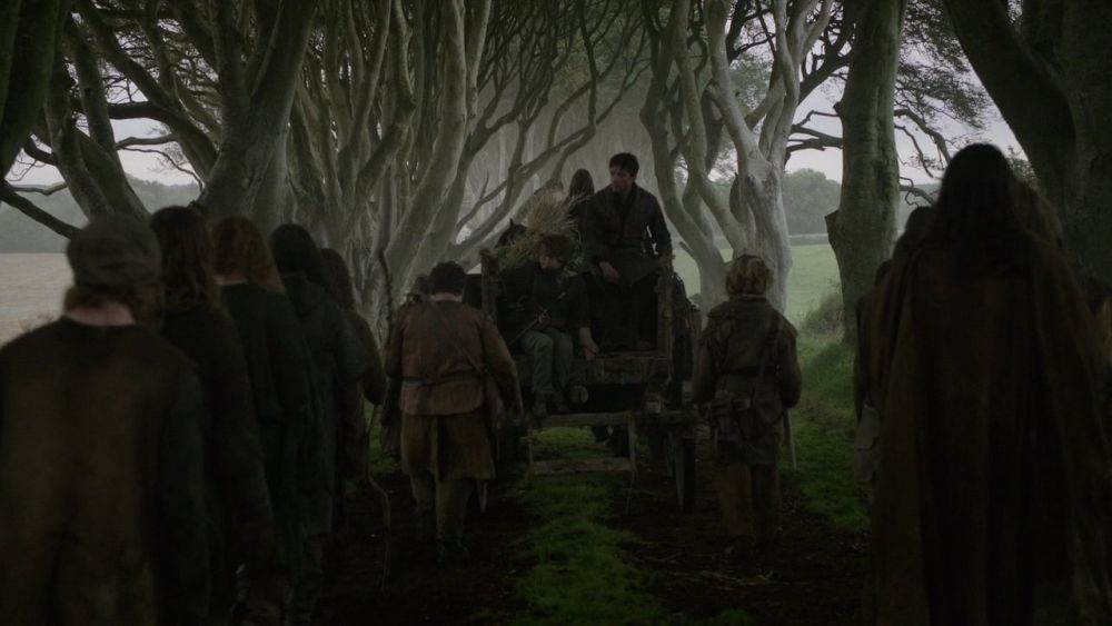 Arya és Gendry a Királyi úton (forrás: HBO)