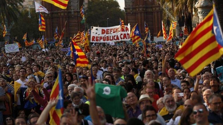 Katalónia, népszavazás (fotó: MTI/AP/Francisco Seco)