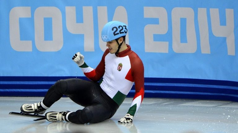 Knoch Viktor, Szocsi, téli olimpia (fotó: MTI / Illyés Tibor)