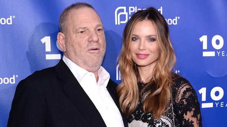 Georgina Chapman bejelentette, hogy elhagyja Harvey Weinsteint, miután a szexuális zaklatásokra fény derült (Fotó: Getty Images)