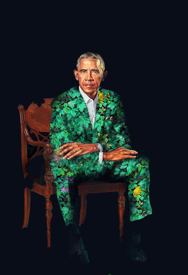 barack obama hivatalos portréja festmény