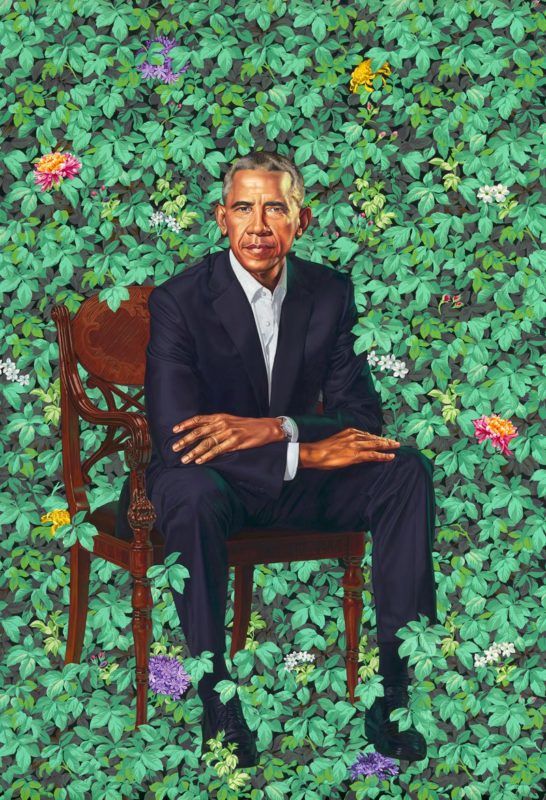 barack obama hivatalos portréja festmény
