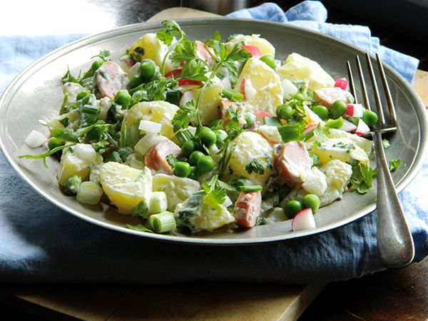 joghurtos tavaszi salata recept