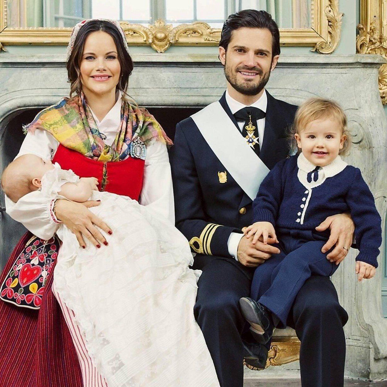 Károly Fülöp herceg és családja