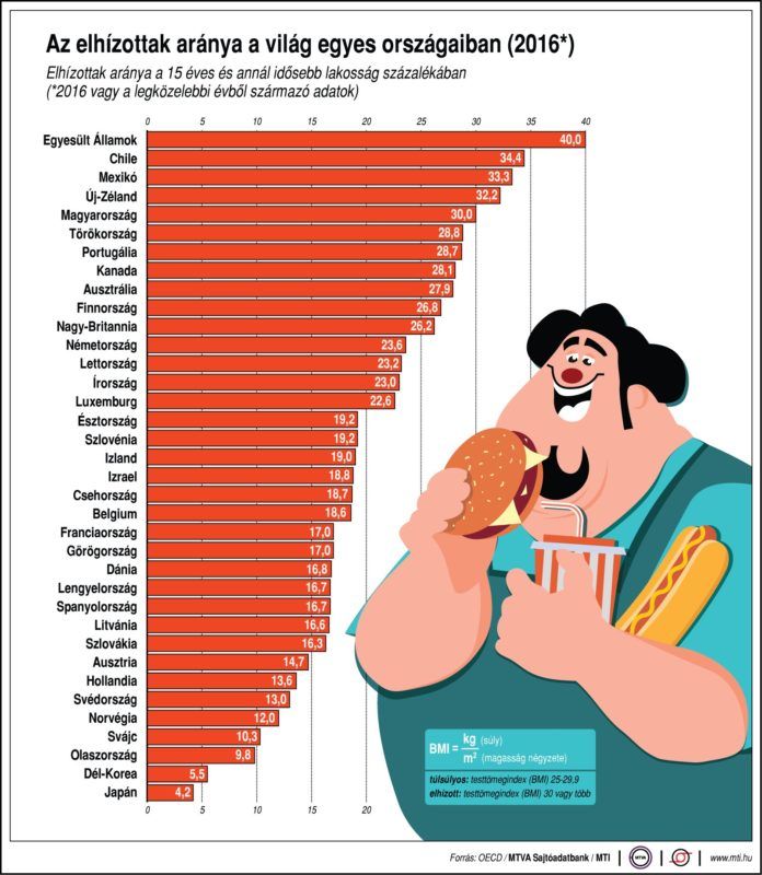 Megint kiderült, hogy Magyarországon a legtöbb az elhízott ember Európában | nlc