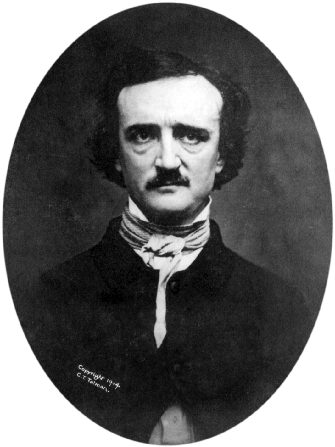 Edgar Allen Poe Edwin H. Manchester portré dagerrotípia