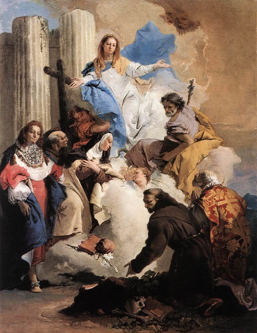 Giovanni Battista Tiepolo Szűzanya hat szenttel műkincslopás