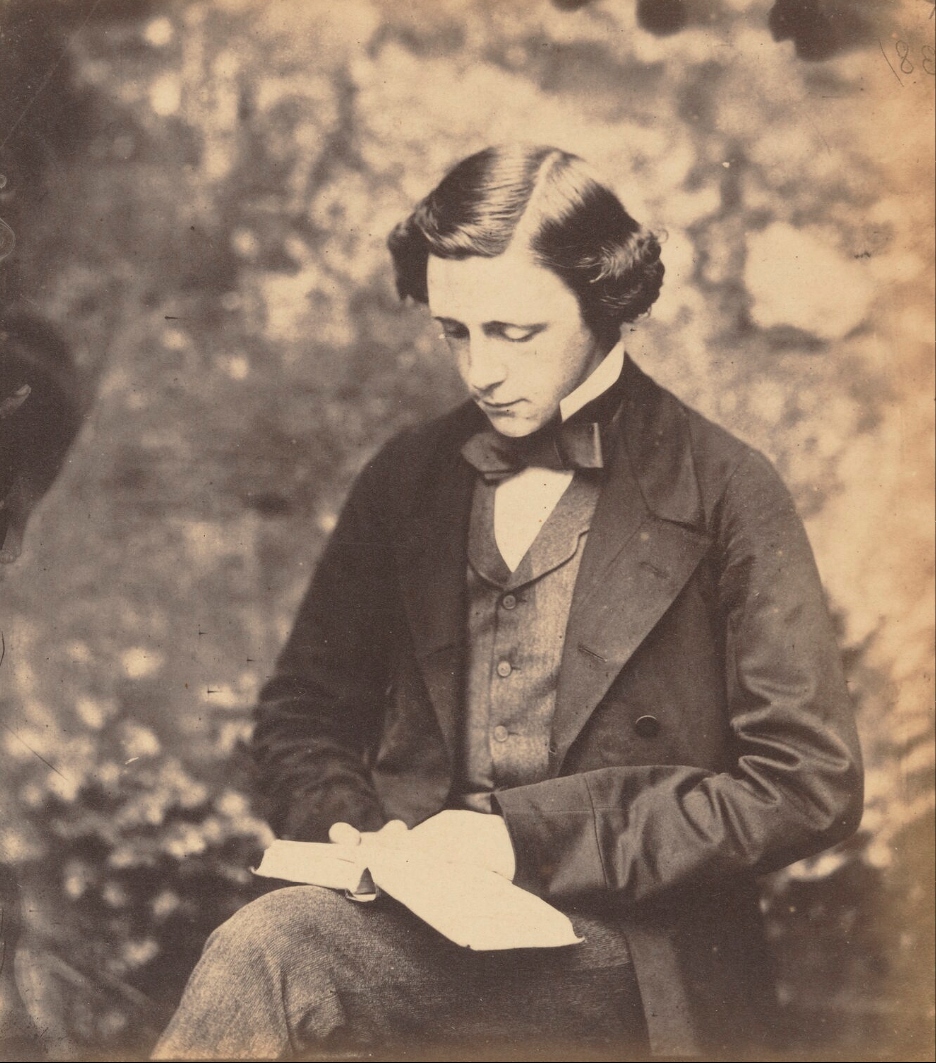 Lewis Carroll önarcképe 1856-ból (Forrás: Wikipedia)