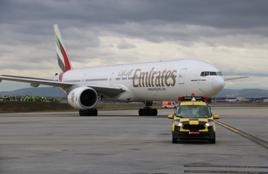 Az Emirates Boeing 777-ese