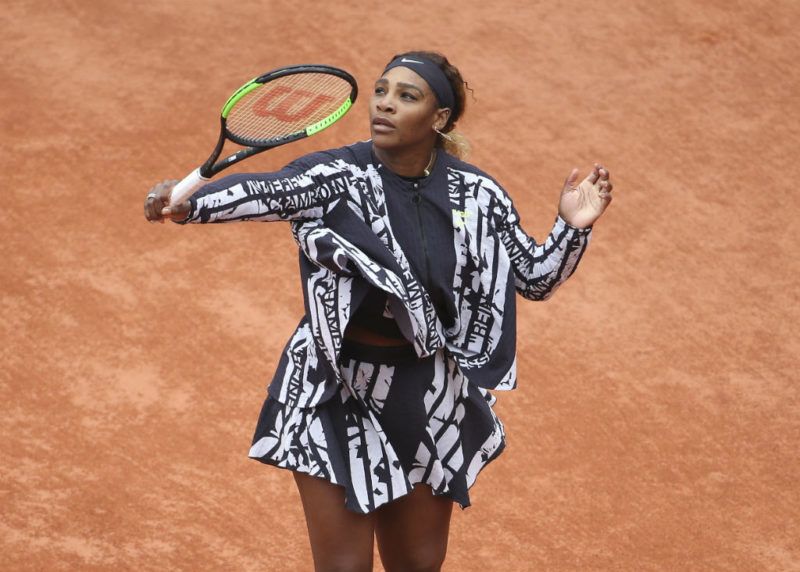 Serena Williams a francia nyílt teniszbajnokságon