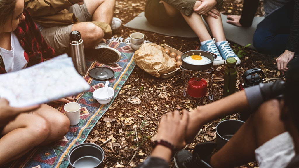tábor, táborozás, közös étkezés, nyaralás, piknik
