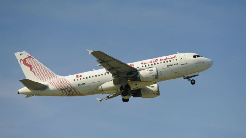 tunézia repülőgép Tunisair