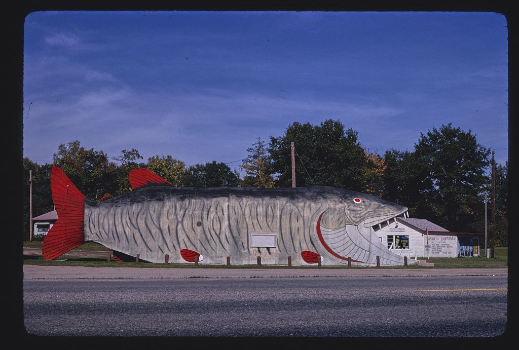 Big Fish étkezde, Route 2, Bena, Minnesota, 1980