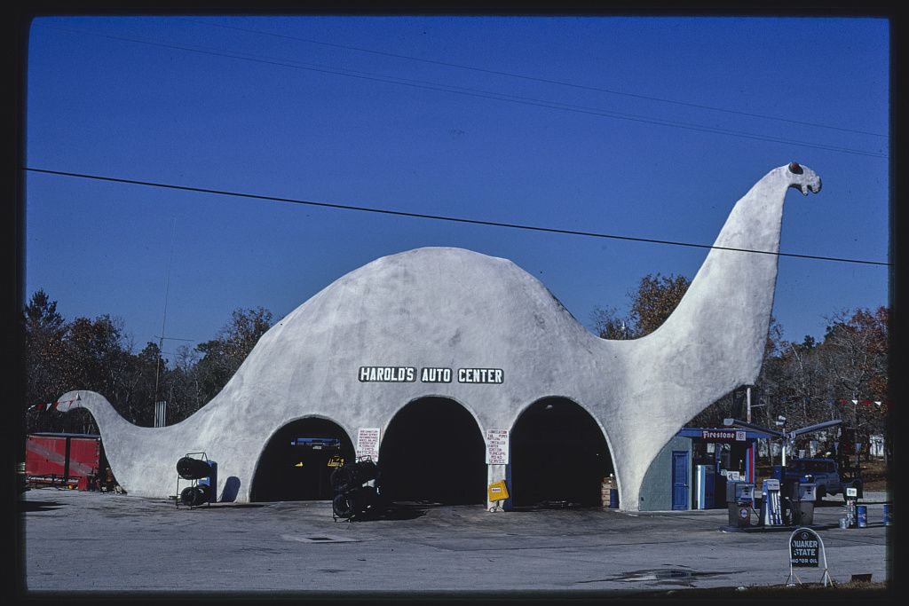 Harold's Auto Center, Sinclair benzinkút, Route 19, Spring Hill, Florida, 1979