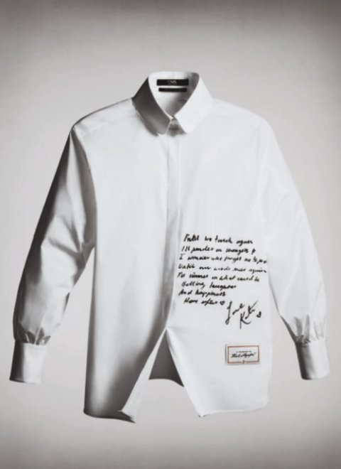 Kate Moss The White Shirt Project