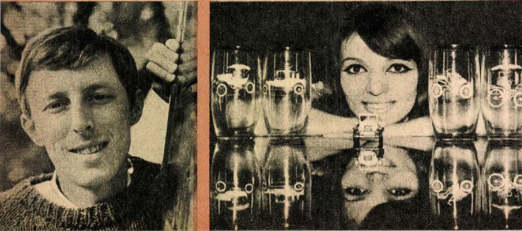 Dobos Attila és Mary Zsuzsi a Hét magazinban, 1970-ben (Fotó: Biricz Tibor)