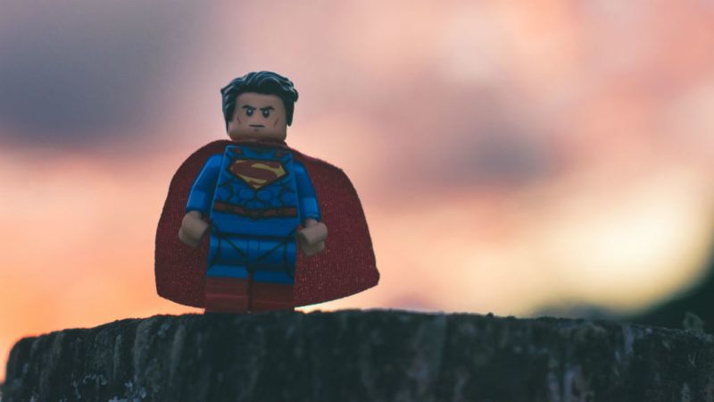szuperhős superman lego
