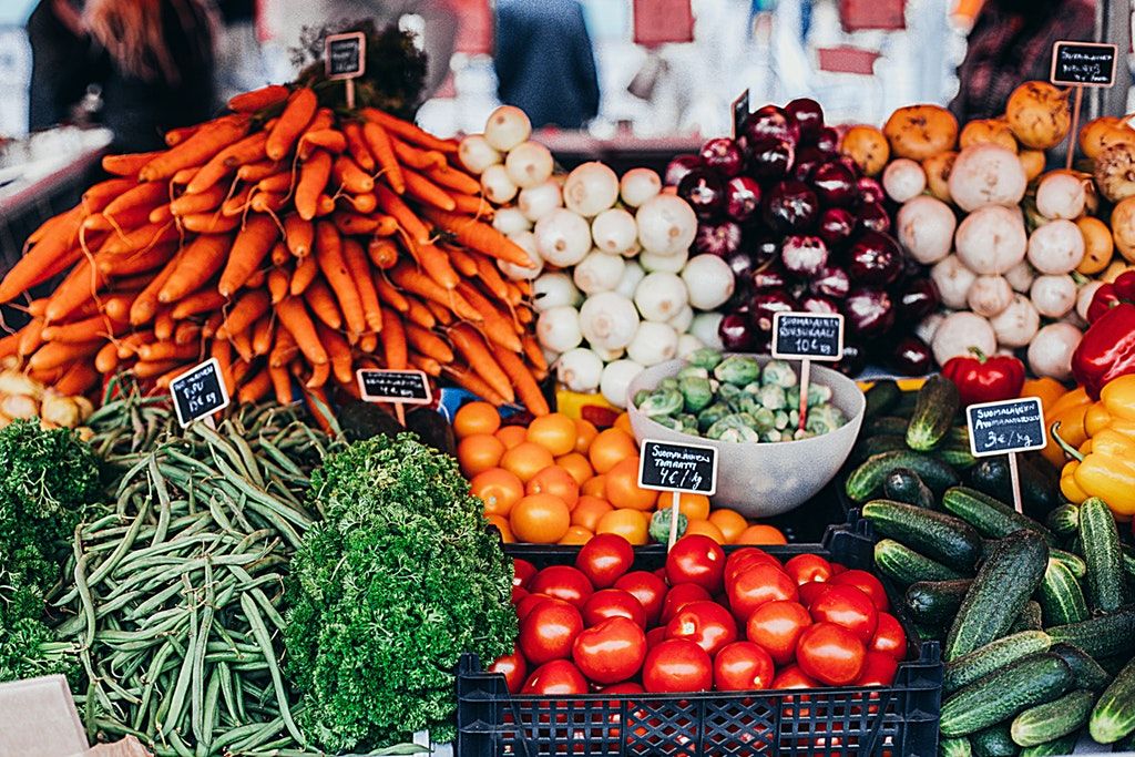 piac, bevásárlás, zöldség, gyümölcs