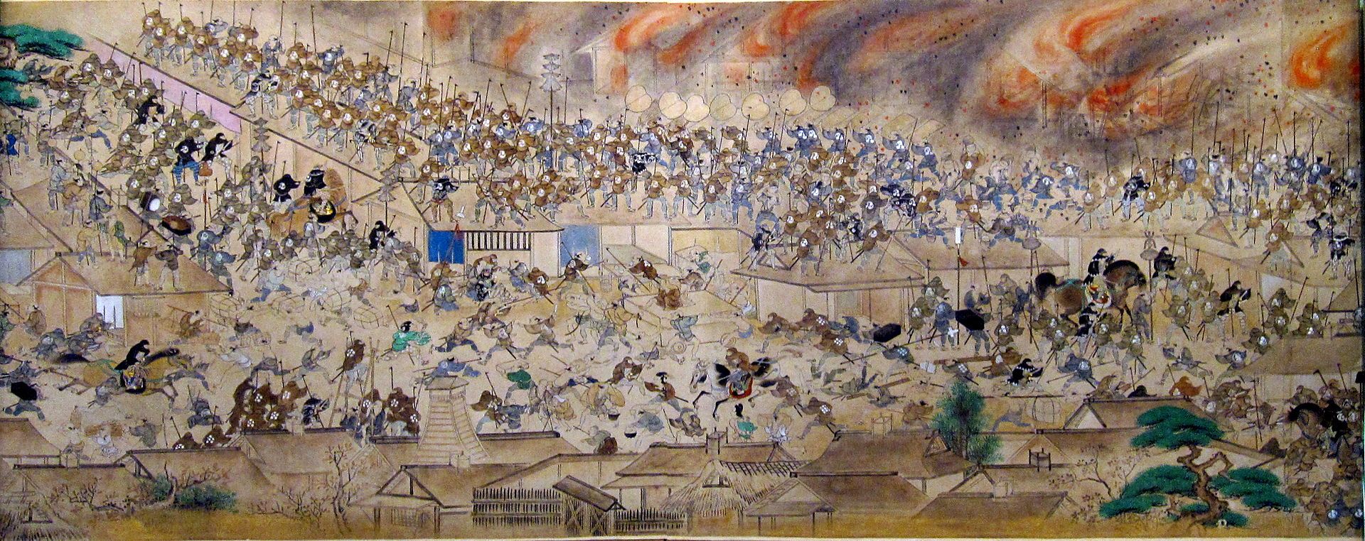 Az 1657-es Nagy Merieki Tűzvész (Forrás: Wikipedia)