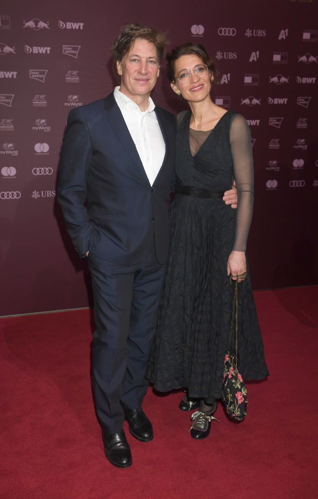 Tobias Moretti és felesége, Julia Moretti (Fotó: Felix Hörhager / Getty Images)