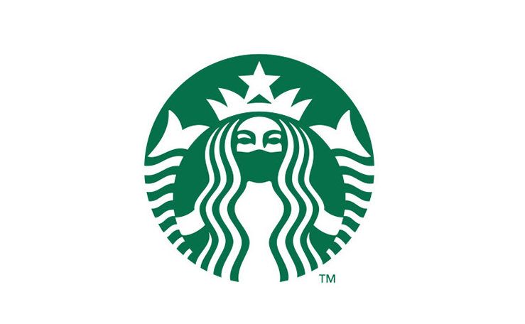 Ilyen lehetne a logó, ha a koronavírus-helyzetre hangolnák: Starbucks