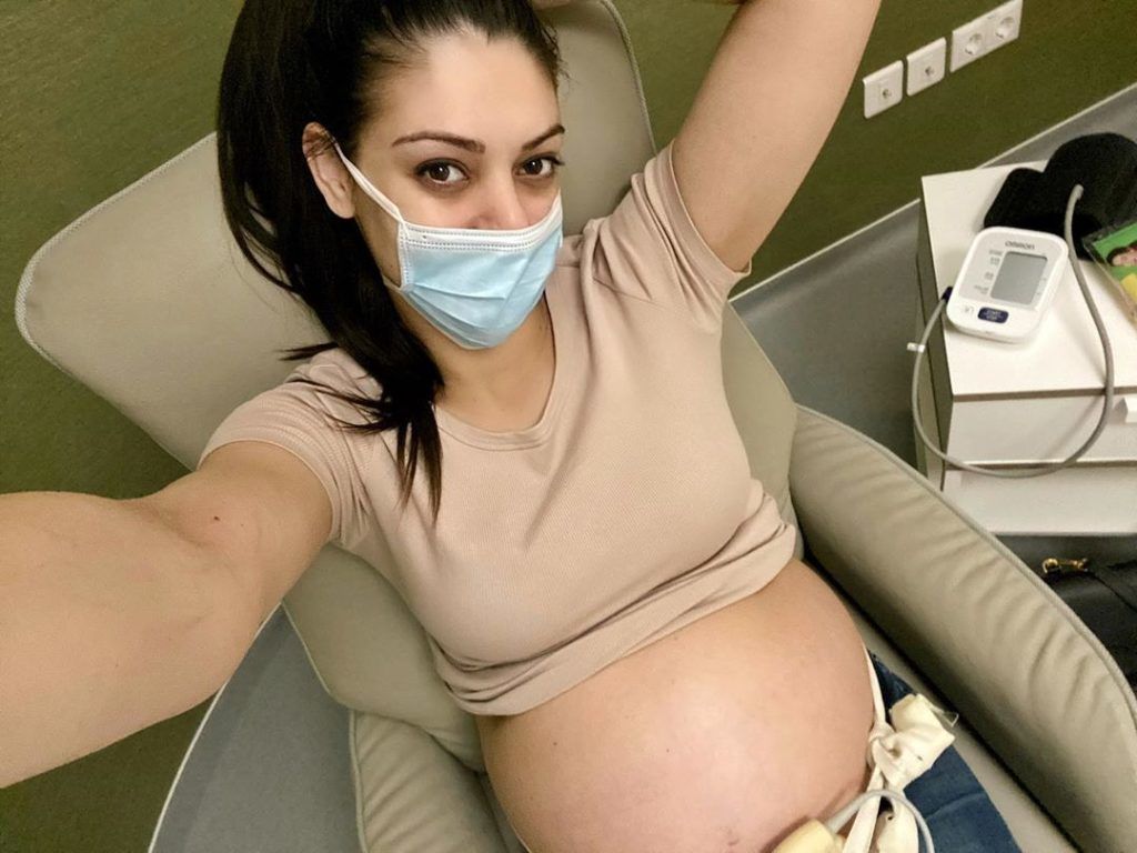 Kulcsár Edina heteken belül szül, a koronavírus miatt a vizsgálatokon elővigyázatosak a kórházban (Fotó: Instagram)