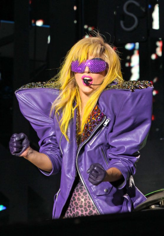 Lady Gaga a 2010-es Lollapalooza Fesztiválon (Fotó: Barry Brecheisen/WireImage)
