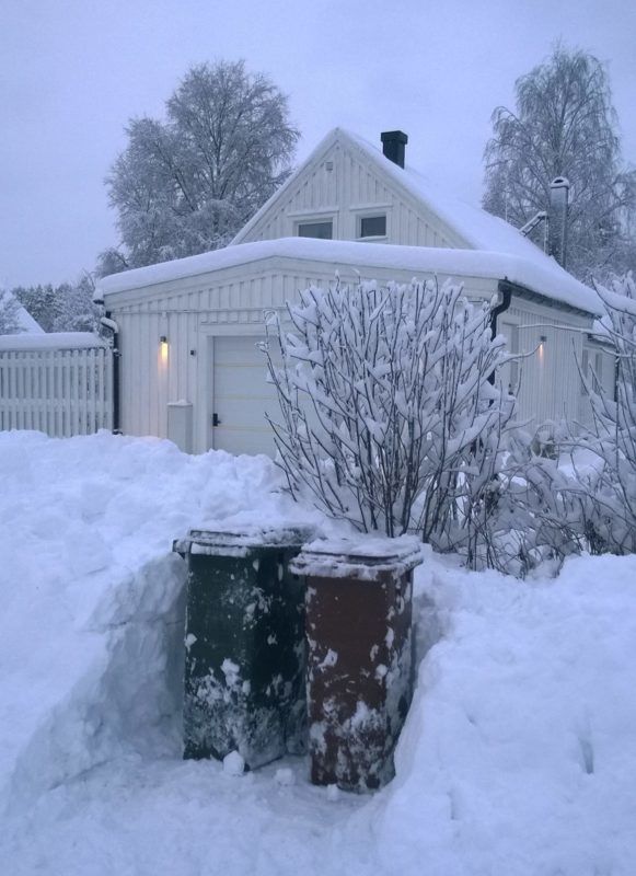 Ákosék első háza Svédországban 2005-ben (Fotó: magánarchívum)
