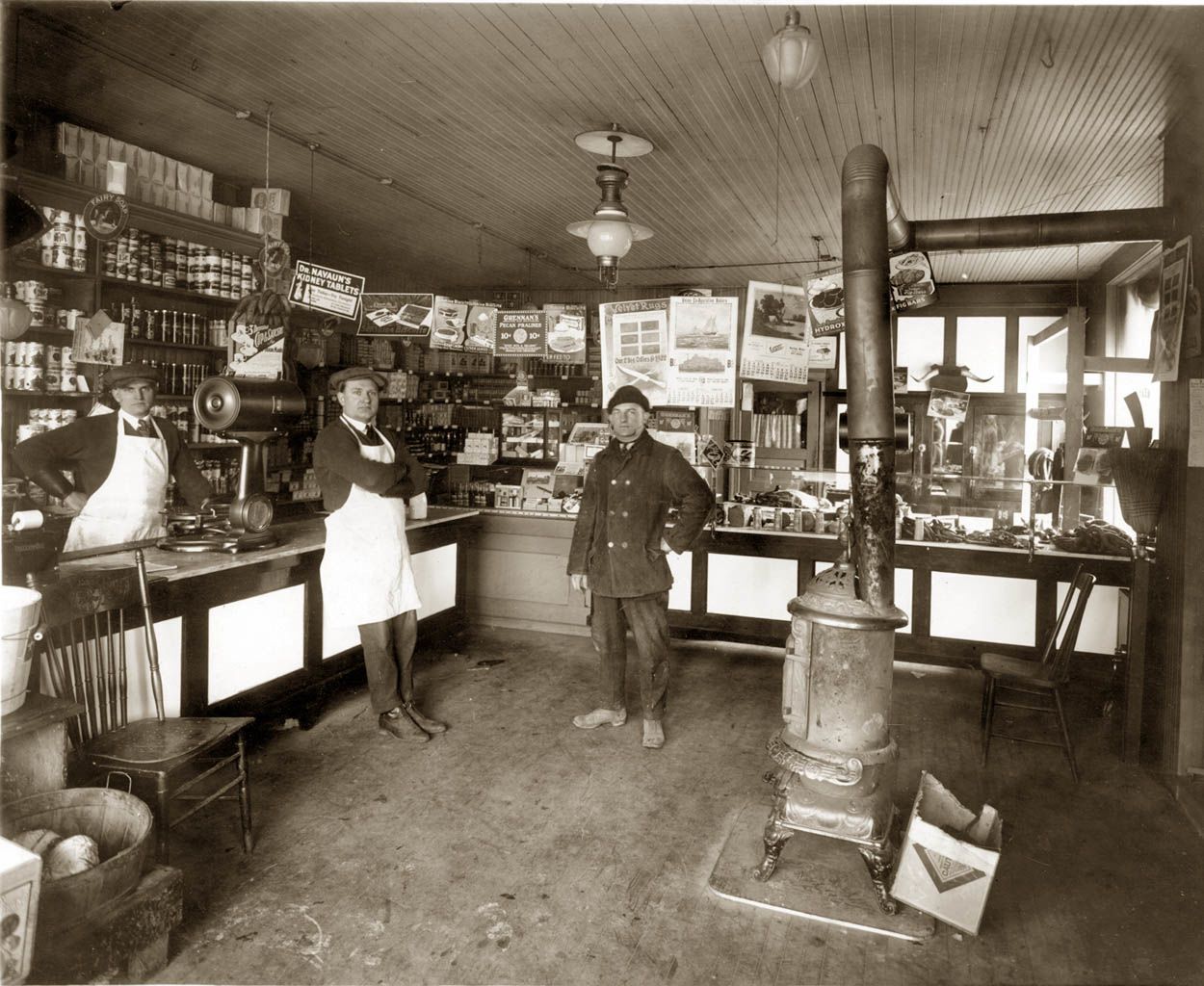 Detroiti emigránsok üzlete a 20-as években (fotó: Wikipedia)