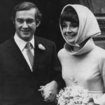 Audrey Hepburn és második férje, Andrea Dotti 1969-ben, esküvőjükön.