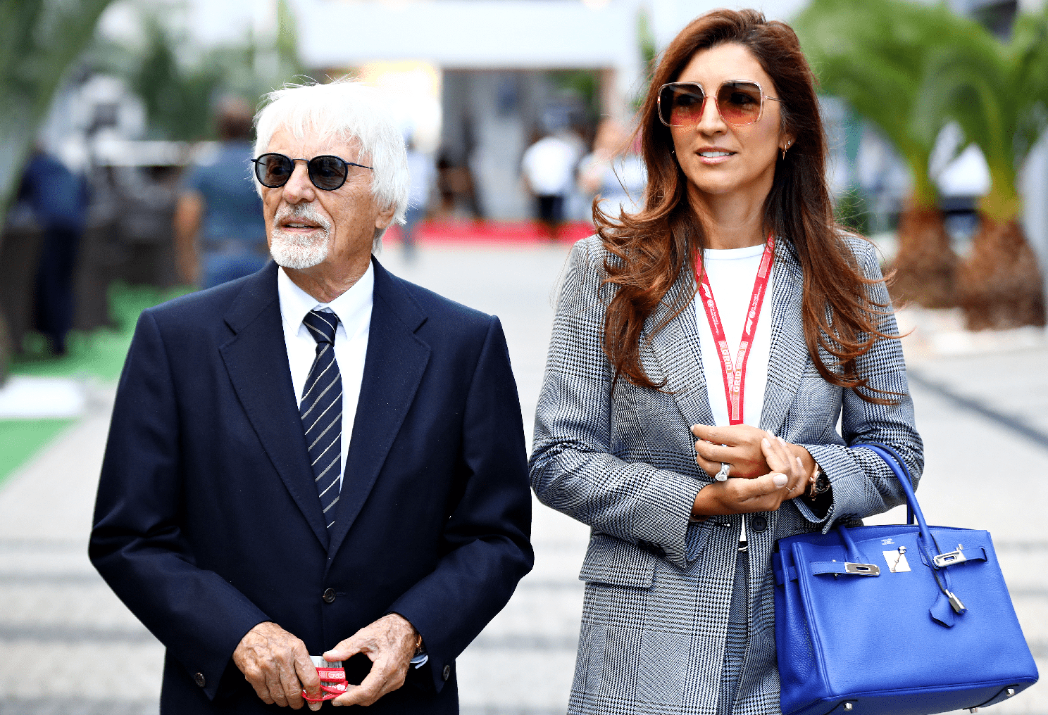 Bernie Ecclestone és 45 évvel fiatalabb felesége, Fabiana (Fotó: Gettyimages)