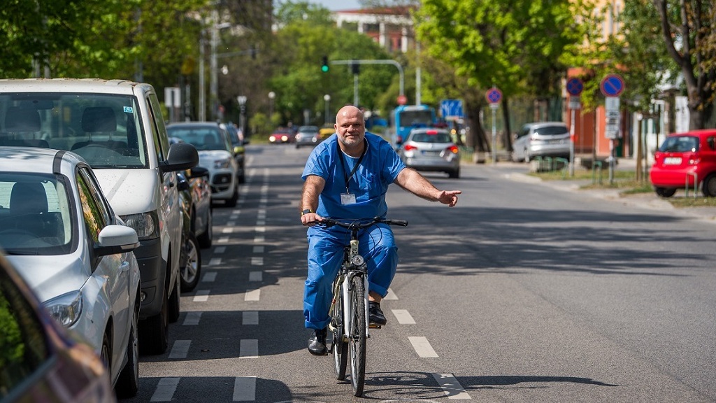 Ötszázötven kerékpárt kaptak a hazai kórházak - Fotó: MTI/Balogh Zoltán