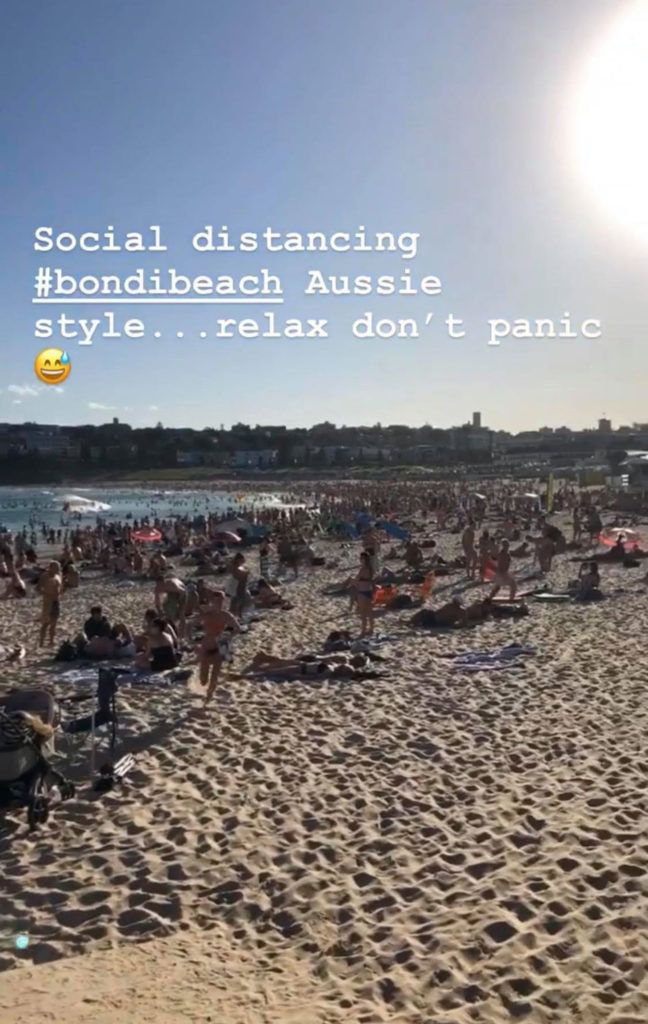 Így néz ki a social distancing Sydneyben