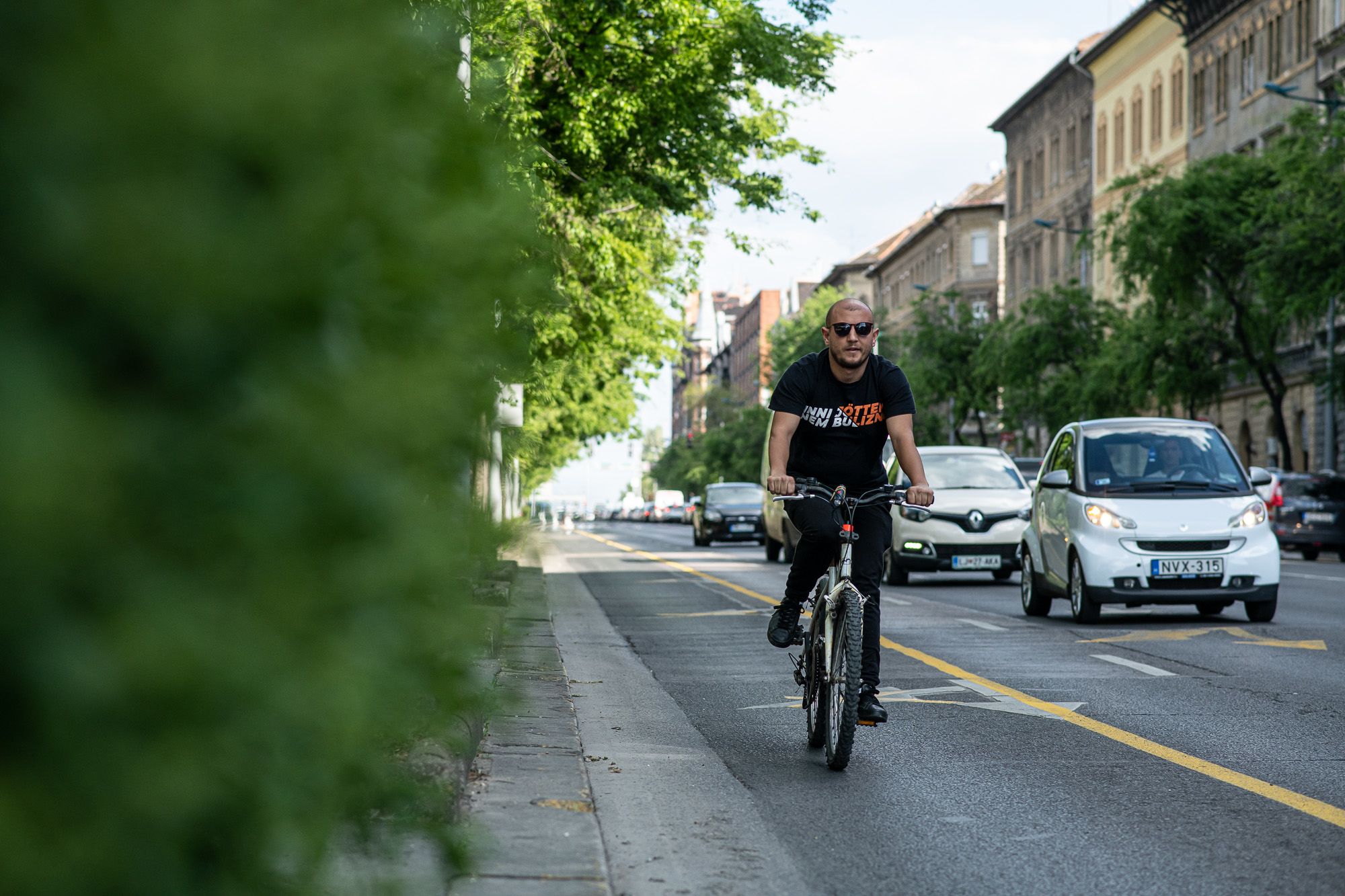Új bicikliutakat hoztak létre Budapest belvárosában