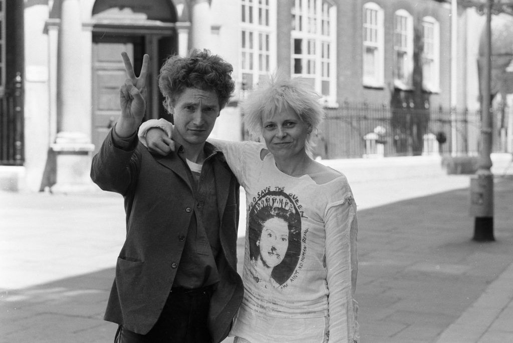 Malcolm McLaren és Vivienne Westwood a hetvenes években.