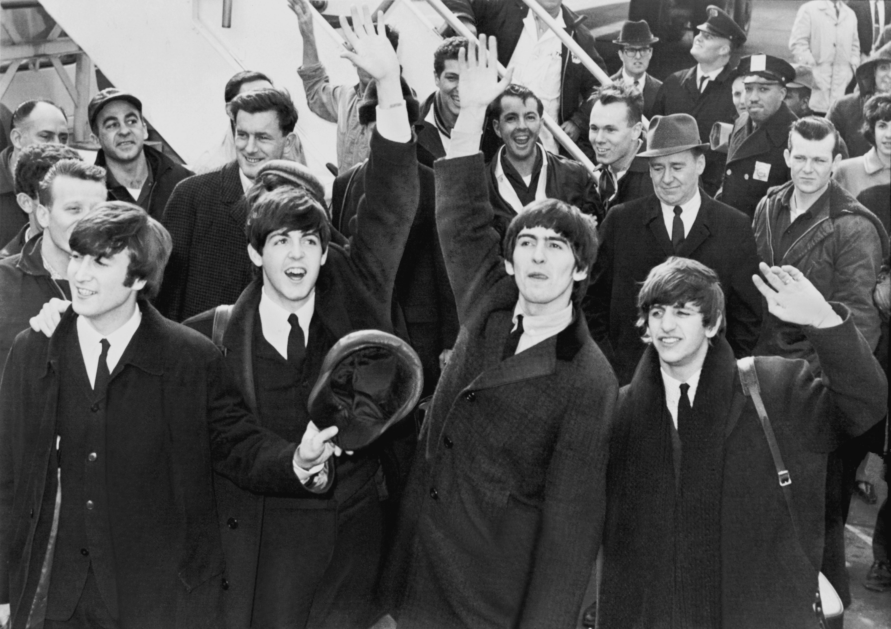 A Beatles New Yorkban, 1964-ben (fotó: Wikipedia)