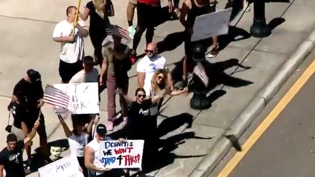 Tüntetés Floridában
