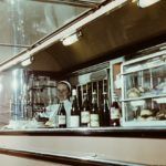 Utasellátó étkezőkocsi a 60-as években